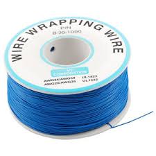 kynar wire - blue