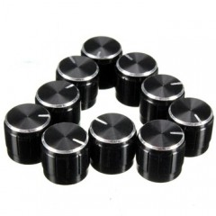 Knob-Aluminum alloy 15*17*6mm-Black