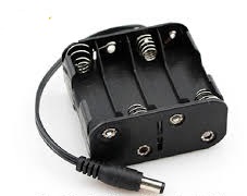 8 section DC Head Battery box AA with 12v
