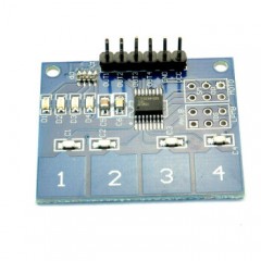 TTP224 4 channel digital capacitive touch switch 