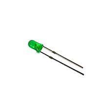 Pure green 3mm LEDs Round DIP 4.1mm