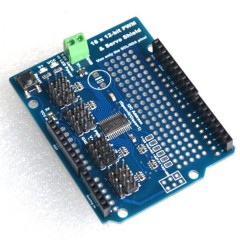 Servo Shield 16-way servo drive module