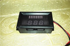 Battery Meter Display for Electric Vehicle Battery