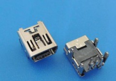 Direct-plug Mini USB 5PF T-type USB base
