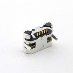 MICRO USB Corner 5-pin Quadruped Plug-in